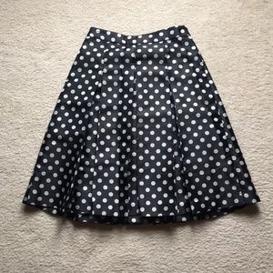 Polkadot long skirt